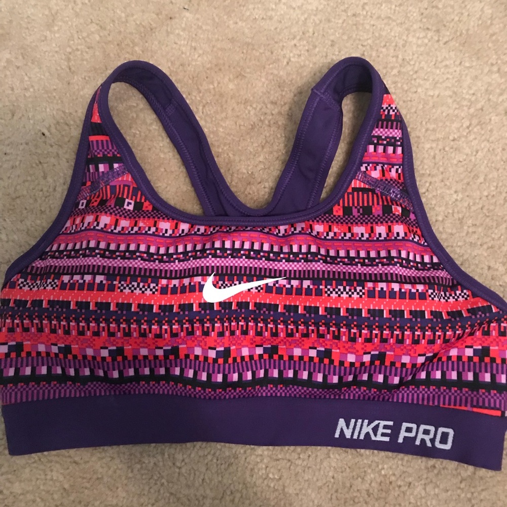 Pattern Nike Sports Bra